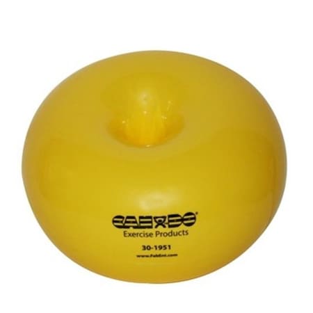 Fabrication Enterprises Fabrication Enterprises 30-1951 45 cm dia. x 25 cm Cando Donut Ball; Yellow 30-1951